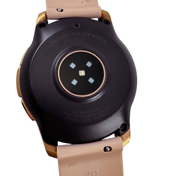 Samsung Galaxy Smartwatch SM-R810 42mm Bluetooth Rose Gold Pink Silicone Band